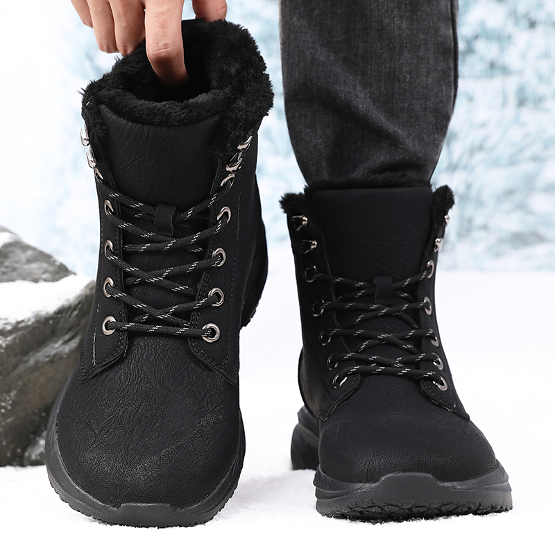 Running Shoes Men - Botas de neve de inverno masculinas
