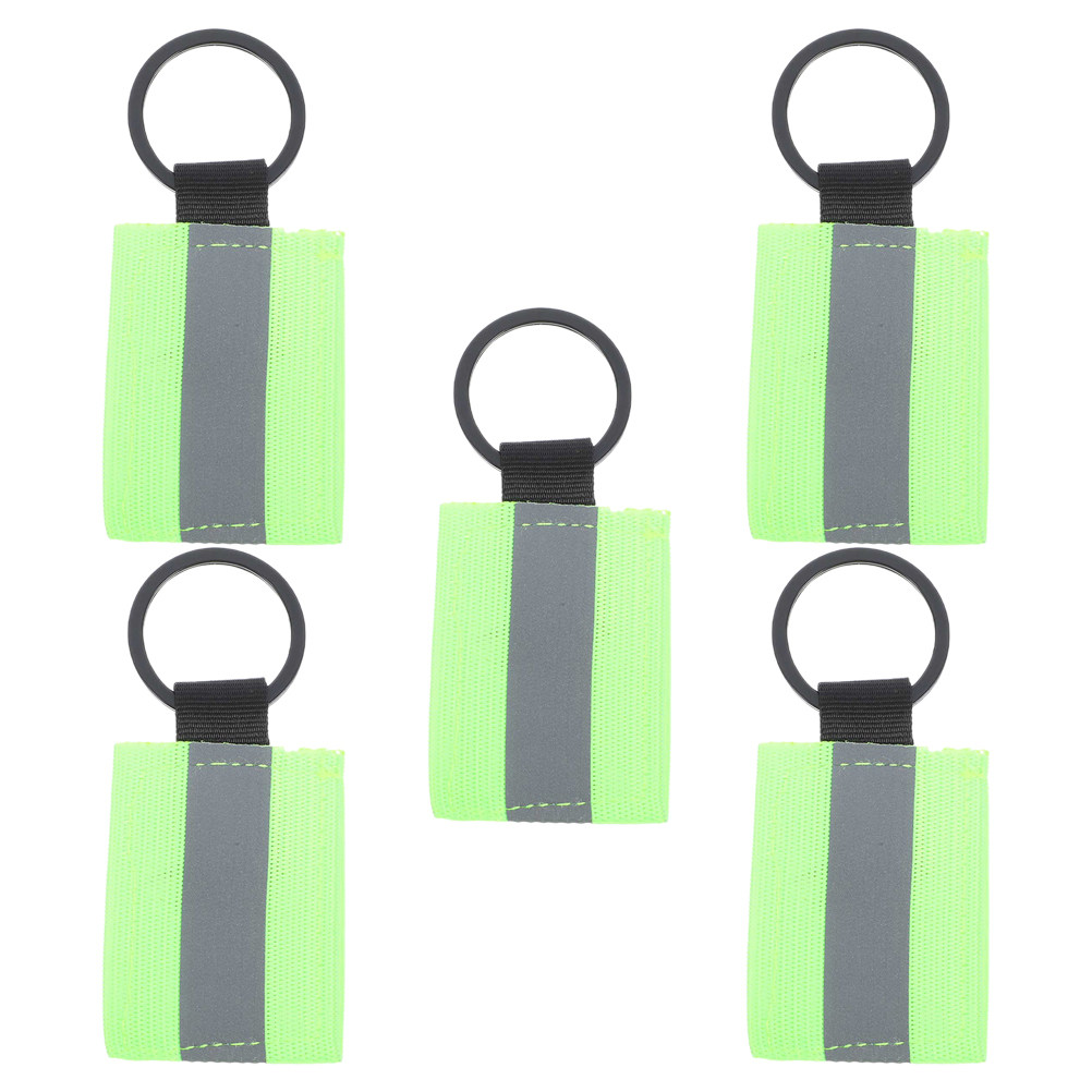 Running Visibility Gear - 5 unidades de etiquetas de chaveiro