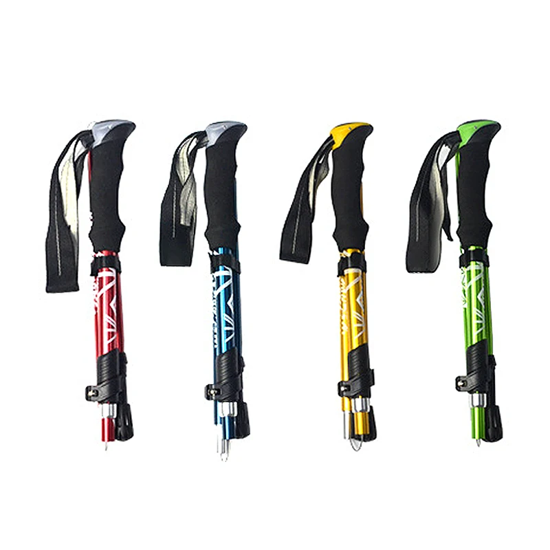 Trekking Pole Carbon - Bastão de trekking dobrável para acampamento,