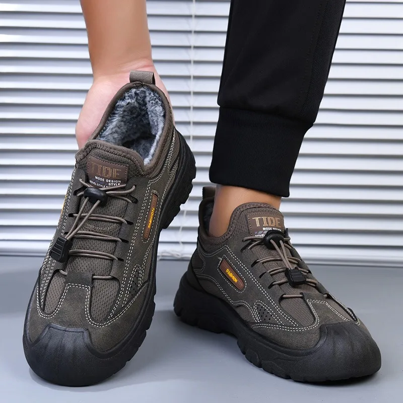 Running Shoes Men - Botas de Neve Masculinas Novas de