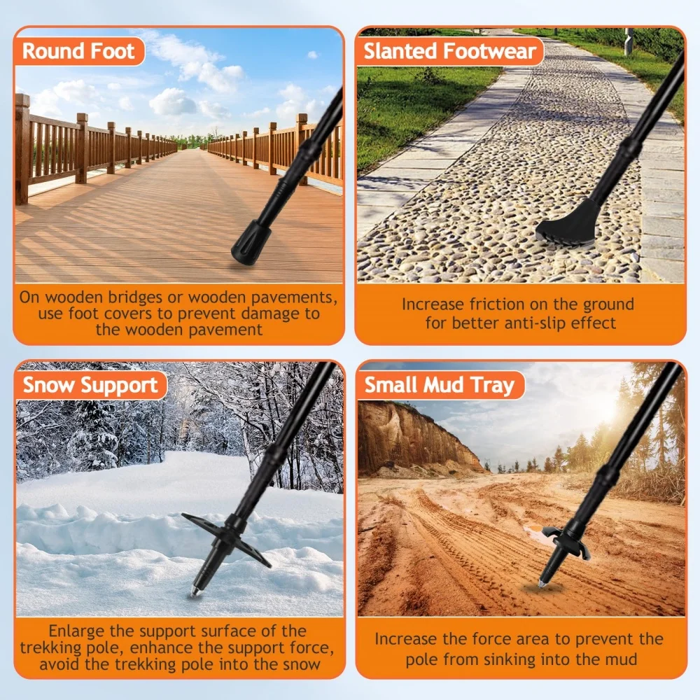 Conjunto de 2 Bastões de Trekk - Trekking Pole Carbon avaliação e preço