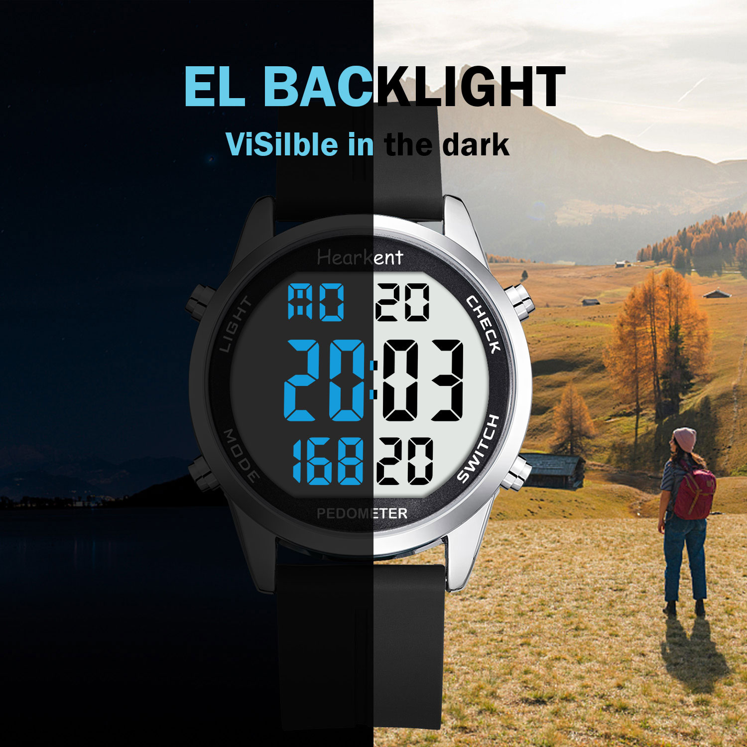 Hearkent pedômetro relógio mas - Running Watch avaliação e preço