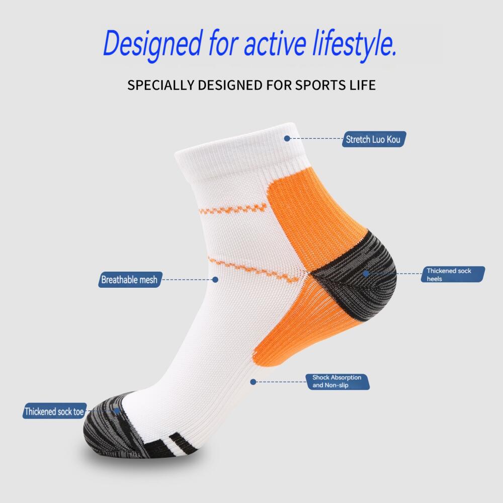 Meias de compressão para corri - Sports Socks avaliação e preço