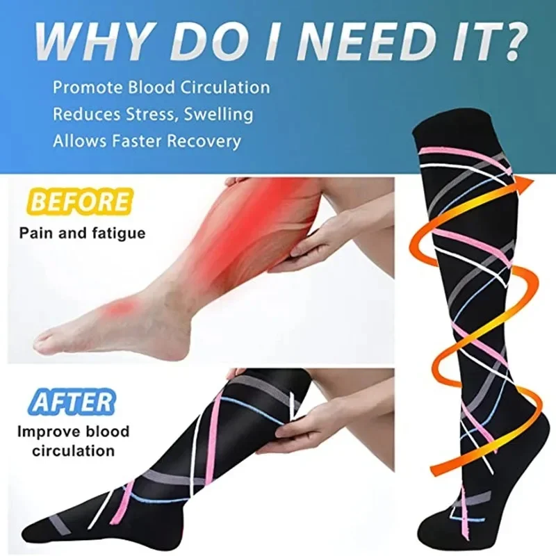 Meias de compressão unissex pa - Sports Socks avaliação e preço