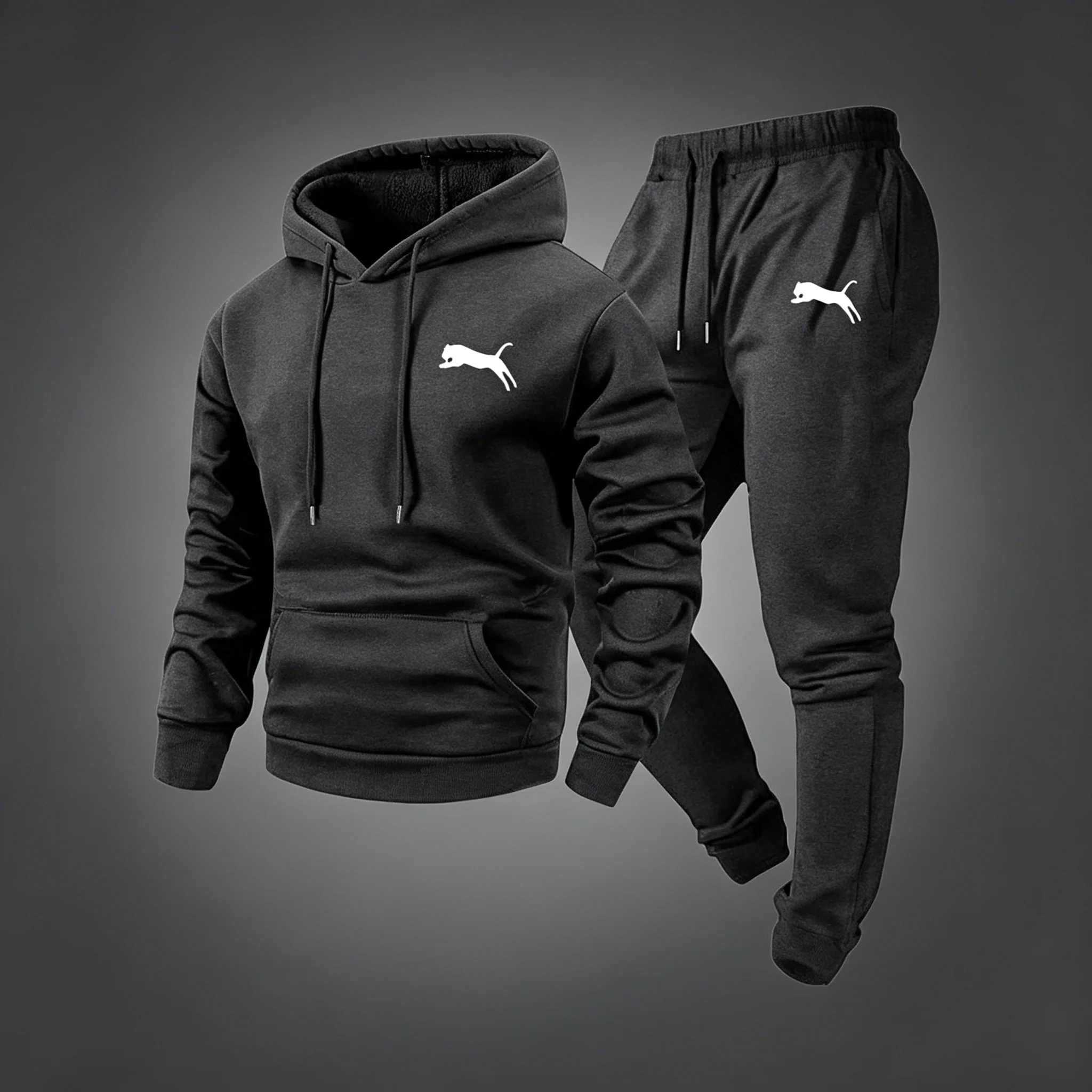 Conjunto de Moletom com Capuz  - Joggers Pants avaliação e preço