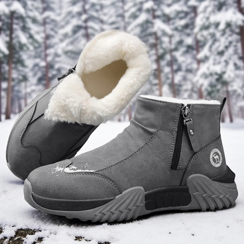 Botas de neve de inverno antid - Running Shoes Men avaliação e preço