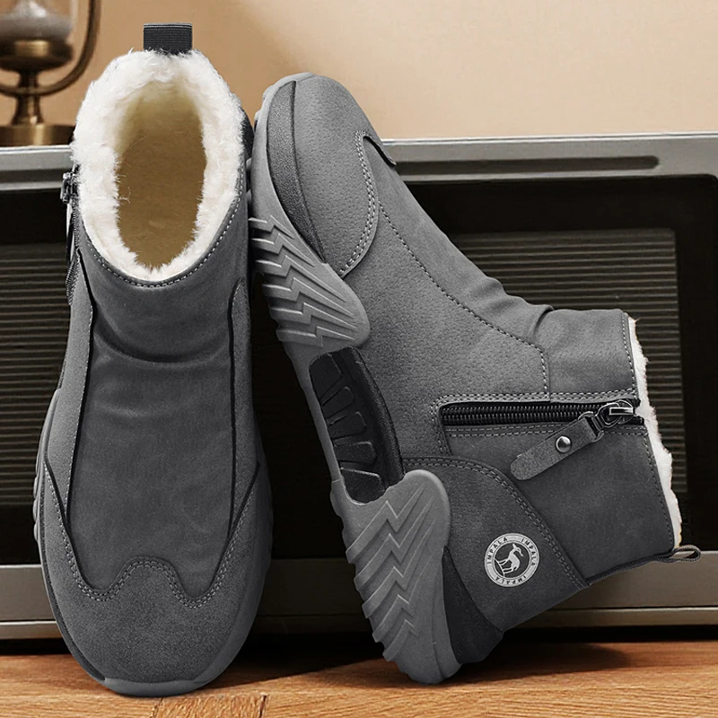 Botas de neve de inverno antid - Running Shoes Men avaliação e preço