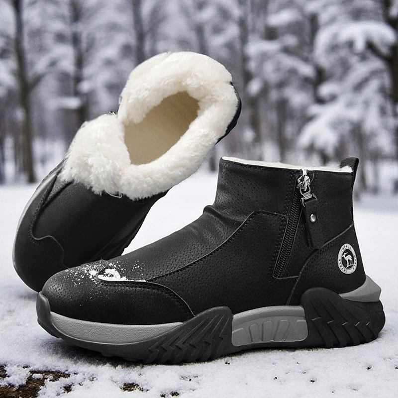Botas de neve de inverno antid - Running Shoes Men avaliação e preço